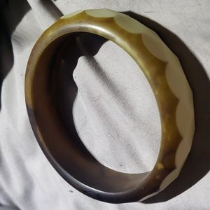 Real carved bone bracelet